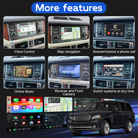 Kit de module décodeur pour mise à niveau de l'écran de voiture d'origine avec Apple CarPlay et Android Auto sans fil pour Land Rover Range Rover Vogue L322 Denso