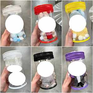 Custom Mini Zippered Transparent Pouch <b>Coin</b> Purse, Keychain & Wireless Charger Organizer with Cable Holder & Earbuds <b>Case</b> - Product Image 2