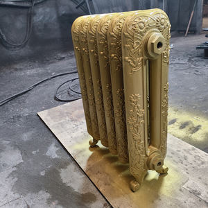 <span class=keywords><strong>Radiateur</strong></span> en <span class=keywords><strong>fonte</strong></span> à économie d'énergie pour chauffage central à eau d'hôtel, design rectangulaire <span class=keywords><strong>moderne</strong></span>, peinture dorée, fixation murale - Product Image 5