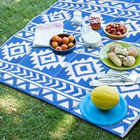 Tapis et tapis de patio pliants de plage en plastique chaud d'usine de polypropylène de ZNZ