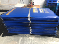Barrière acoustique commerciale bleue pour bureau, réunion, hôtel, concert, isolation acoustique, couverture insonorisante en PVC