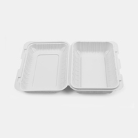 Tiya Rectangulaire Thermoformage Emballage En Plastique Conteneurs Alimentaires 100% Compostable Clamshell Take Out Récipient Alimentaire