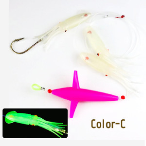 Pluma de atún, plantilla de plomo, cadena de margaritas, curricán de agua salada, señuelo de pesca, aparejo de juego grande, juegos de señuelos, aparejos de pesca al por mayor - Product Image 4