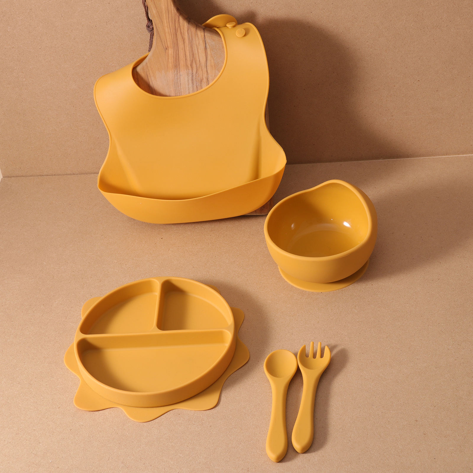 sun plate set | yellow mellow