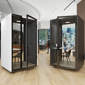 <span class=keywords><strong>Studio</strong></span> insonorisé professionnel, salle de réunion insonorisée, cabine insonorisée pour 6 personnes, pod acoustique insonorisé pour le travail, cabine d'enregistrement de bureau - Product Image 6