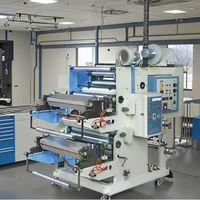 Machine d'impression flexographique haute vitesse pour sacs plastiques en rouleau, 2 couleurs, pour films plastiques