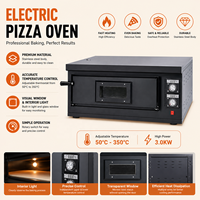 Four à pizza électrique professionnel pour comptoir, idéal pour les restaurants de pizzas, équipement de cuisson à chauffage rapide, four à pizza électrique
