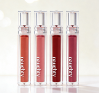 Teinte à lèvres liquide 04 Berry Mauve Naughty Percent, waterproof, à base d'eau, longue tenue, fini mat, hydratante, douce, anti-transfert