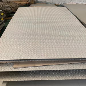 Lámina de Acero Inoxidable ASTM 304, Tipo Diamante, Laminada en Frío, <span class=keywords><strong>Antideslizante</strong></span>, para Rampas, Elevadores y Baldosas de Plataforma - Product Image 3