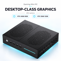 Mini PC avec 4 ventilateurs de refroidissement et châssis ventilé, PC SFF avec processeur Intel Core de 12e génération et carte graphique dédiée pour le jeu et l'édition