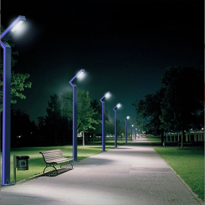 Tunnel en aluminium léger en forme de L de lumières poteau d'éclairage routier extérieur en aluminium Cour de jardin utilisation sens de la conception - Product Image 5