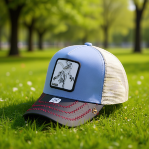 Cappello da camionista Braunie in tessuto a rete, 6 pannelli, regolabile, unisex, casual, primavera estate, con ricamo sul pannello frontale - Product Image 2