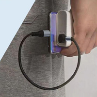 90 ℃   Kabel USB Type C 66W 6A Tipe C untuk Pengisian Cepat dan Transfer Data untuk Iphone15 0.25M/0.5M Kabel Power Bank Pendek