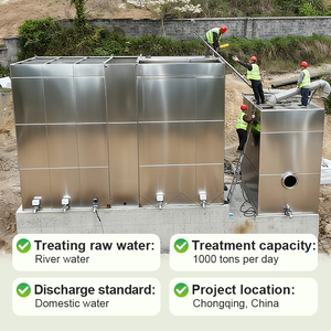 Système de purification d'eau intégré personnalisé, faible coût d'exploitation, installation rapide, large application pour l'eau des villages et des communes - Product Image 4