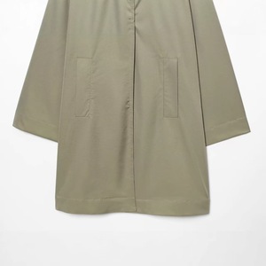 <span class=keywords><strong>Manteau</strong></span> trench ample à col à revers, coupe-vent, manches longues, vert, automne/<span class=keywords><strong>hiver</strong></span>, décontracté, minimaliste, polyvalent, vêtements d'extérieur pour femmes, taille <span class=keywords><strong>XL</strong></span> disponible - Product Image 4