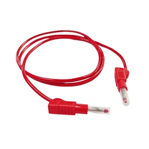 2 Cables De Prueba Con Enchufe Banana De 4 Mm – Apilables, Punta Retráctil, Pin De 1 Polo