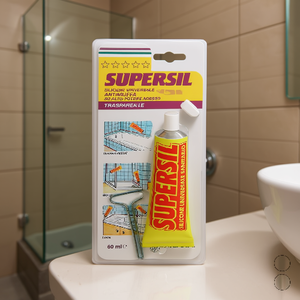 Sellador de Silicona Supersil 60 ml Transparente, Adhesivo Impermeabilizante para Baños y Cocinas - Product Image 2