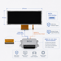 Écran TFT LCD automobile 8,8 pouces 1280x480 IPS LVDS 40 broches HX82102-A-LT 350 Nits pour affichage d'informations embarquées