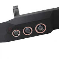 Kit de carrosserie tout-terrain 4x4 pour Suzuki Jimny, pare-chocs arrière en acier, barre de protection noire avec éclairage LED, accessoires automobiles