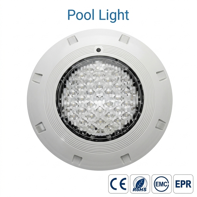 LED Swimming Pool Light IP68 Waterproof Submersible RGB Color Changing Underwater Lamp 12V Remote Control for Spa Fountain