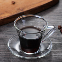 Mug à lait en verre borosilicate épais résistant à la chaleur, style italien moderne et simple, pour la rentrée scolaire