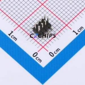 ZX-PZ1.27-2-4PWZ Pin Header SMD,P=1.27mm Connector ( Pin Structure: 2x4P )( Pitch: 1.27mm )( Row Spacing: 1.27mm ) - Product Image 1