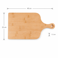 Tabla de Cortar de Bambú Sólido OEM al por Mayor, 40x22cm, Ecológica, Superficie Apta para Cuchillos, para Hogar y Restaurante