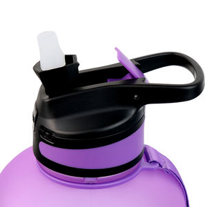 Bouteille d'eau en plastique sans bpa d'un demi-gallon avec manchon et <span class=keywords><strong>phrase</strong></span> de motivation OEM - Product Image 2