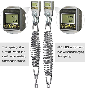 مجموعة تعليق أرجوحة من الفولاذ المقاوم للصدأ والينابيع ، مجموعة تعليق أرجوحة تشاي قائمة بذاتها 400 رطل - Product Image 3