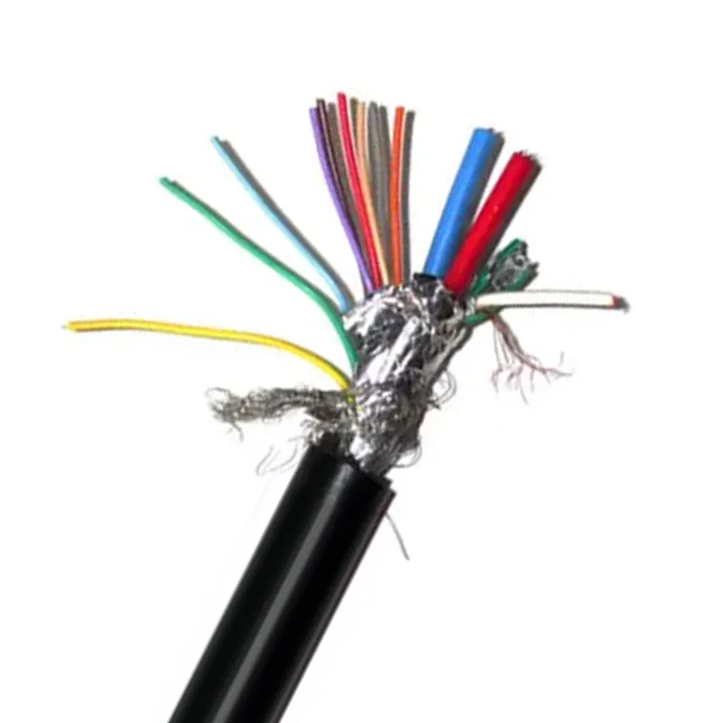 Cable de ordenador de bajo voltaje UL2919 Cable eléctrico multinúcleo blindado trenzado doble 12-32 AWG