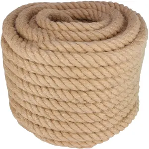Application extérieure de bonne qualité 20mm tresse <span class=keywords><strong>chanvre</strong></span> <span class=keywords><strong>corde</strong></span> de jute - Product Image 3