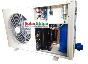 Solarshine High Quality 220V 1 Phase R407 R410A R744 air Source Heat <strong>Pump</strong> air <strong>Water</strong> Can Work with <strong>Gas</strong> Electric Heater - Product Image 3