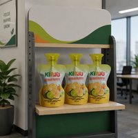 Sachets en plastique personnalisés pour boissons liquides avec paille, pour machine de remplissage de jus en aluminium, pochettes verticales à bec verseur