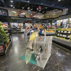 Máquina empacadora de bolsas de red de ajo y jengibre, máquina empacadora de bolsas de malla de frutas de tipo Manual, máquina cortadora de frutas y verduras - Product Image 5