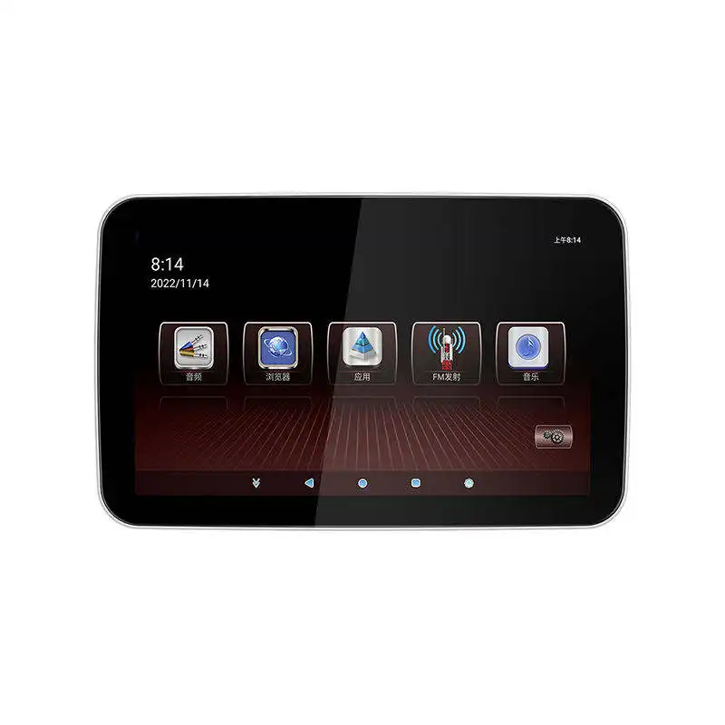 Araba TV baş dayama monitörü 2 + 32G Android12.0 dokunmatik ekran WIFI/Bluetooth/USB/SD/HDMI/FM/ayna bağlantı Video oynatıcı