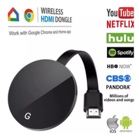 4K tv stick 5G wifi HDMI pantalla para chromecast 3 2 miracast airplay DLNA dongle anycast para Google chrome netflix