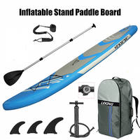 Offre Spéciale Sup Board Planche à pagaie gonflable Planche de surf gonflable Sup Planche de surf Surf Fin Planche de surf avec poignées Paddle gonflable