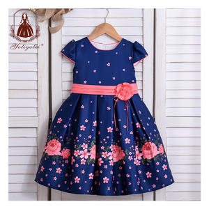 Yoliyolei niños usa chica vestido fiesta Vestidos vestido de ropa Tipo Princesa Para Ninas niños niñas Vestidos de algodón - Product Image 1