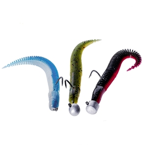 เหยื่อตกปลาเบสแบบนิ่ม TPR ขนาด 6 ซม. 8 ซม. ของแท้จากโรงงาน ผลิตจากพลาสติกนิ่ม ลอยน้ำได้ - Product Image 1