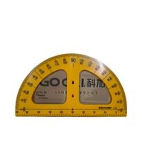 Ensemble de règles mathématiques géométriques comprenant un outil d'échelle Rapporteur Triangle Règle droite Règle pliable en plastique 100cm