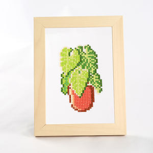 5D Mini Diamant Peinture Plante Fleur Kit avec Cadre Peinture Gem <span class=keywords><strong>Art</strong></span> <span class=keywords><strong>Club</strong></span> Kit Collection - Product Image 3