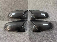 Coque de rétroviseur latéral en fibre de carbone style corne de taureau F30 pour BMW F20 F22 F23 F30 F32 F33 F36 – Remplacement du boîtier