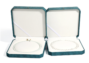 กล่องเก็บสร้อยคอไข่มุกหนัง PU กล่องเก็บสร้อยคอ-วันแม่กล่องไข่มุกวันวาเลนไทน์ขายส่ง - Product Image 2