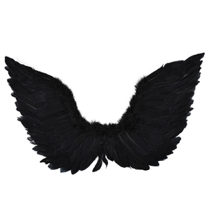 Vente en gros Plumage Ailes de Démon Ailes de Plumes Naturelles pour Adulte Costume de Fête de Noël Cosplay Carnaval Halloween Décor Festif - Product Image 1
