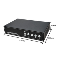 Nouveau Répartiteur Vidéo DVR 8 Canaux pour Moniteur d'Affichage, Enregistrement Quad, Surveillance et Affichage en Quatre Écrans