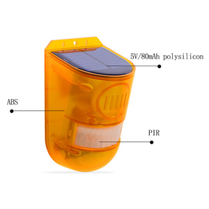 Còi Báo Động Năng Lượng Mặt Trời Dùng Trong Nhà Báo Động Năng Lượng Mặt Trời PIR Từ Xa Độc Lập An Ninh Chống Trộm Ngoài Trời Có Cảm Biến Chuyển Động - Product Image 4