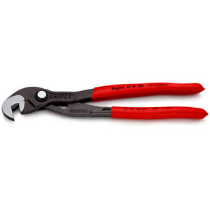 KNIPEX 87 41 250 Llave de presión tipo alicates "Toucan" con revestimiento de plástico antideslizante, gris atramentizado 250 mm - Product Image 1