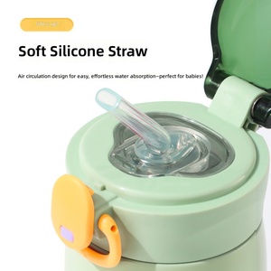 <strong>Childrens</strong> Straw Cup Vacuum Insulated Bouncy Cup Portable Minimalist On-the-Go Custom Sports <strong>Mug</strong> for Men Women Gift Cup - Product Image 5