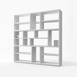 Hiện Đại Thanh Lịch MDF Tủ Sách Chất Lượng Cao Rắn Hiển Thị Giá Cho Nhà Văn Phòng Phòng Ngủ Tường Đơn Vị Trường Khách Sạn Sử Dụng Đồ Nội Thất Nhà - Product Image 3