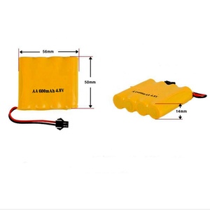 ก้อนแบตเตอรี่แบบชาร์จไฟได้7.2V Ni-Cd AA 700mAh NiCd 1.2V 2.4V 3.6V 4.8V 9.6V - Product Image 5